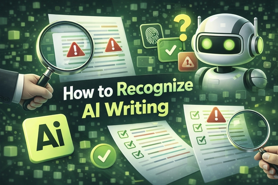 how to recognize ai writing